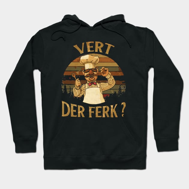 VINTAGE STYLE  - Vert der Ferk Retrocolor Hoodie by sepatubau77